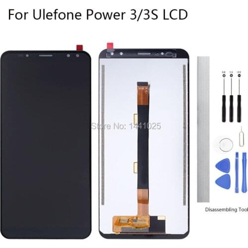 Display Screen Replace For Ulefone Power 3 LCD Touch screen 6.0 inch black for Ulefone Power 3S LCD Touch screen