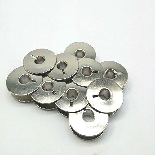 10PCS "L" STYLE STEEL Bobbins For Babylock Brother Pfaff Viking Quilting Machines #55623S