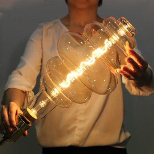 Edison Retro Large Glass Pendant Lights Bulb Bedroom Living Room Dining Room Big Ball Bubble Antique Lamp Energy-saving Lighting