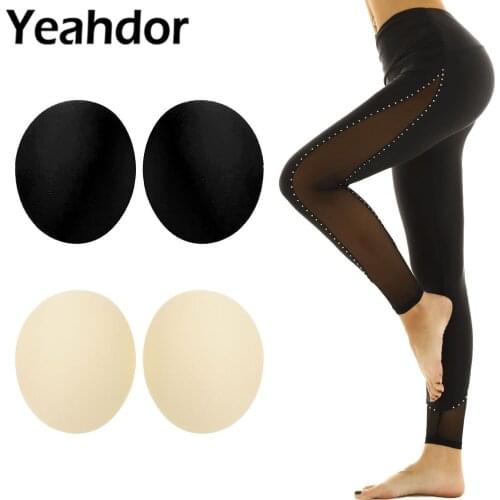 1 Pair Enhancing Removable Foam Butt Pads Thick Breathable Contour Hip Sponge Pads for Panties Underwear