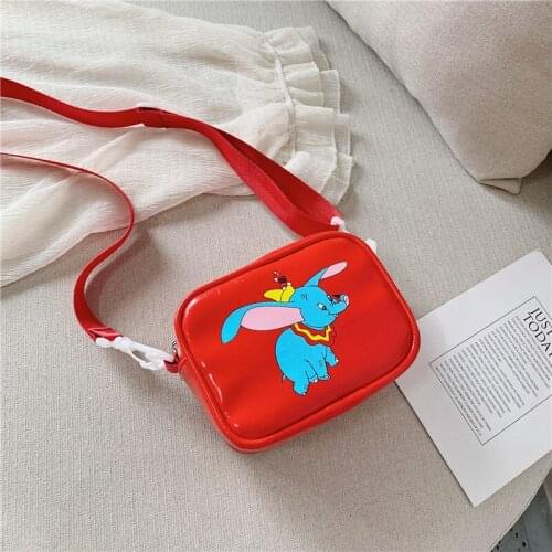 Disneys new anime cartoon printing Dumbo ladies one-shoulder messenger mobile phone bag fashion portable lipstick coin purse