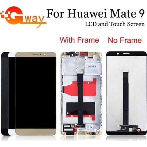For HUAWEI Mate 9 LCD Display Touch Screen Digitizer For Huawei Mate 9 LCD With Frame Mate9 MHA-L09 MHA-L29 Screen lcd tested