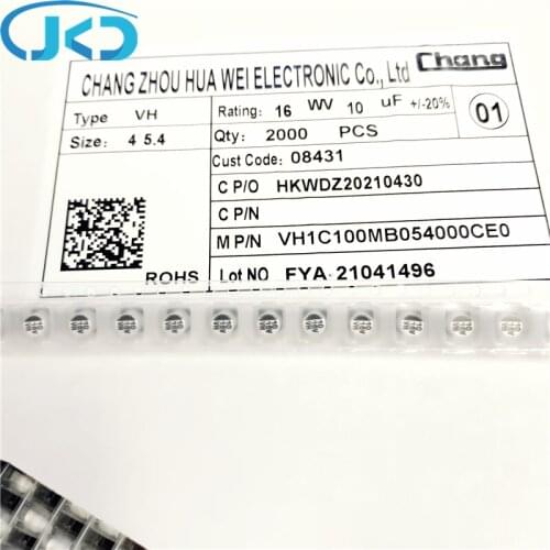 10pcs New 10uF 16V 4x5.4mm Super Low ESR 16V10uF For Motherboard VGA SMD Aluminum Electrolytic Capacitor High Quality SMD