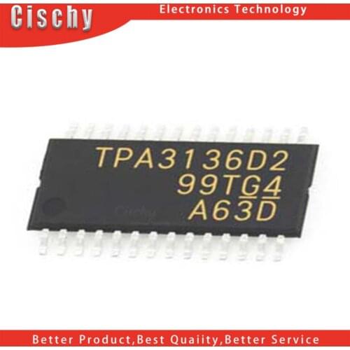 2pcs/lot TPA3136D2PWPR TPA3136D2 TPA3136 HTSSOP-28 In Stock