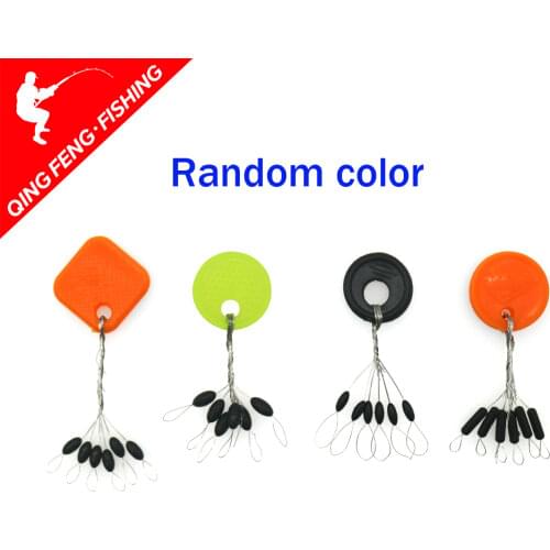20Group 120pcs/set Tackle Resistance Space Not To Hurt The Line Vertical Beans Rod Clip/o-shaped Fishing Accessories