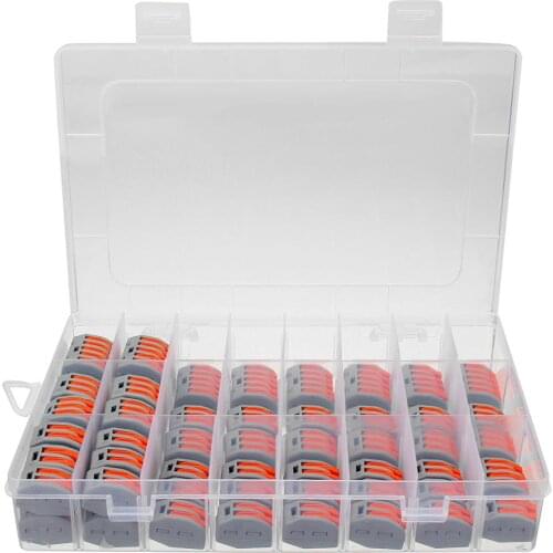 60Pc 2/3/5 Hole Electrical Connectors Wire Block Electrical Wire Connector Terminal