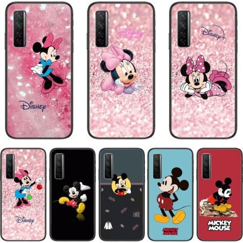 Disney Mickey Mouse Phone Case For Huawei Nova p10 lite 7 6 5 4 3 Pro i p Smart ZBlack Etui 3D Coque Painting Hoesje
