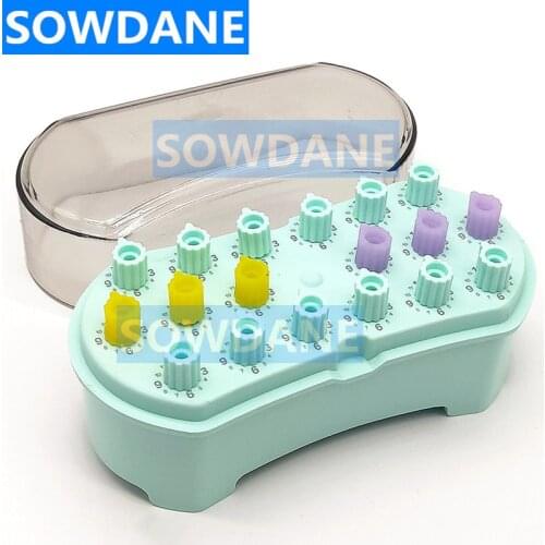 Dental Disinfection Box Sterilizer Case Disinfection Boxes Endo Root Canal File Files Holder With Count Counting Autoclavable