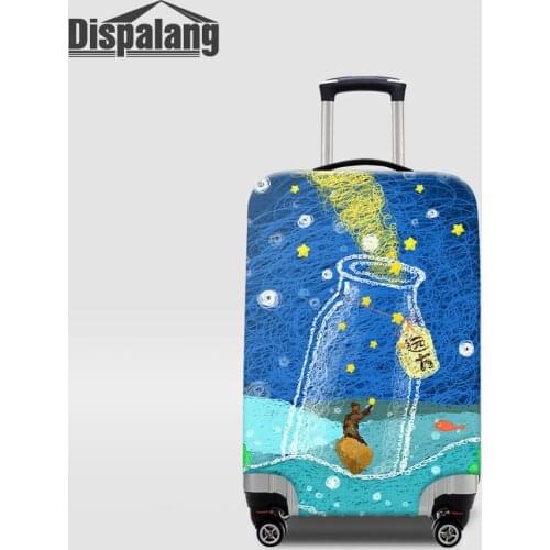 Cartoon Pattern Luggage Cover Elastic Suitcase Protective Rain Covers for 18-32 Inch Case Trolley Case Cover Travel Accessories