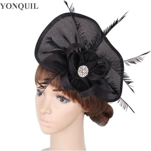 Imitation Sinamay Wedding Hair Accessories Occasion Bride Fascinator Style Decorative Party Headwear Wedding Bridal Headpiece
