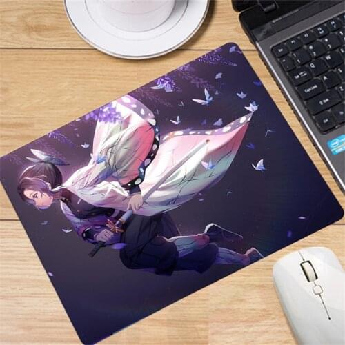 Anime Mouse Pad Kimetsu No Yaiba Washable Gaming Desk Accessories Keyboard Pad Dirt-Resistant Desk Mat Computer Mat xl mouse pad