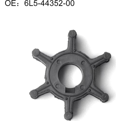 Boat Engine Impeller 6L5-44352-00 6L5-44352-00-00 for Yamaha 3HP 2.5HP 3A F2.5A Outboard Motor Water Pump