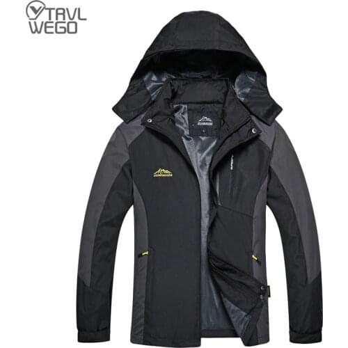 TRVLWEGO Camping Hiking Jacket Men Women Autumn Outdoor Sports Coats Climbing Trekking Windbreaker Travel Waterproof Jackets