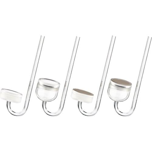 Small U CO2 Diffuser Aquarium Fish Tank Bubble Counter Air Oxygen Pump Set Transparent Acrylic Carbon Dioxide CO2 Atomization