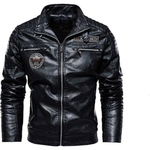 SHABIQI Men Motorcycle Leather Jackets Winter Male Fashion Casual Hooded Faux Jacket Mens Warm PU Leather Jackets Coats