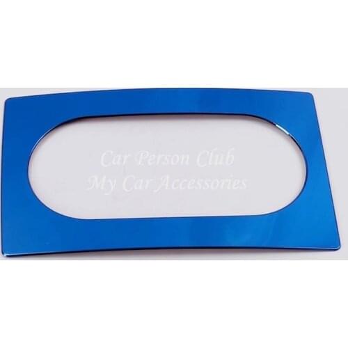 For KIA Sportage R 2010 -2015 Interior Water Cup Holder Panel Cover Inner Gear Frame Stainless Steel Sticker Accessories