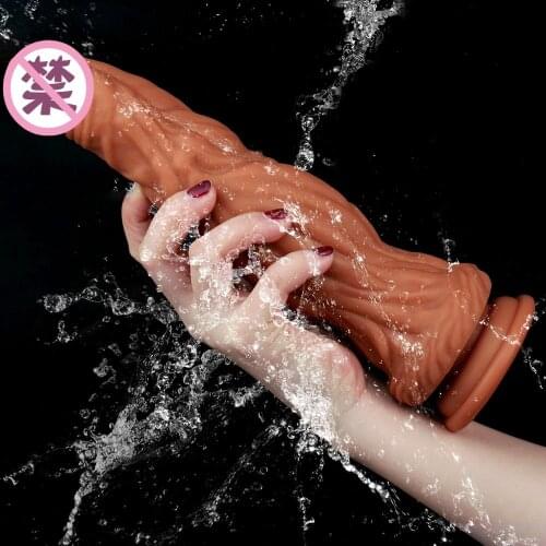 Real Skin Feel Silicone Soft Dildo Suction Cup Realistic Penis Big Dick Sex Toys For Woman Products Strapon Dildos For Women