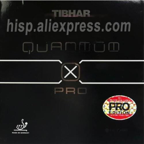 Original Tibhar quantum x pro edition table tennis rubber sticky rubber fast attack with loop ping pong game