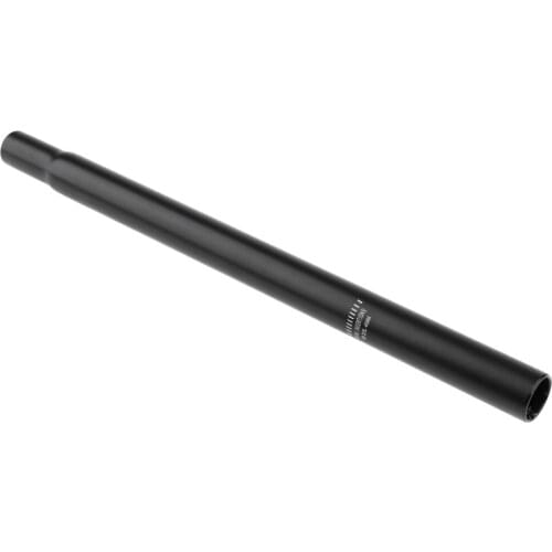 25.4mm x 30/35/40/45cm Aluminum Alloy Seat Post Bike Saddle Seat Post Tube Black Silvery Bicycle Seat Tube Extender