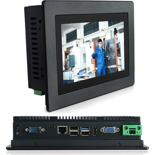 7" mini pc i5 industrial pc fanless toutch screen pc 1024x600 all in one computer HD-MI/VGA/LAN/RS232 for pc windows 7/8/10