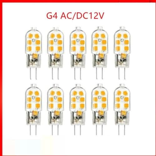 G4 G9 LED Bulb 2W Mini LED Bulb AC 220V DC 12V SMD2835 Spotlight Chandelier High Quality Lighting Indoor Lighting Energy saving