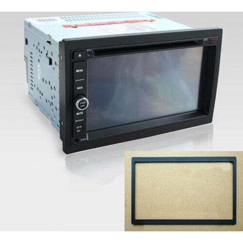 Universal 2Din Car Radio Fascia Stereo Audio Dash Bezel Panel Mounting Frame For Car Radio DVD Player Car Interior Accessory