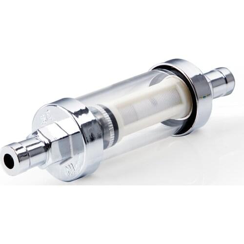 Universal 9748 Fuel Pump Filter 3/8 inch Inlet/Outlet Fuel Filter Car Petrol Diesel Inline Reusable