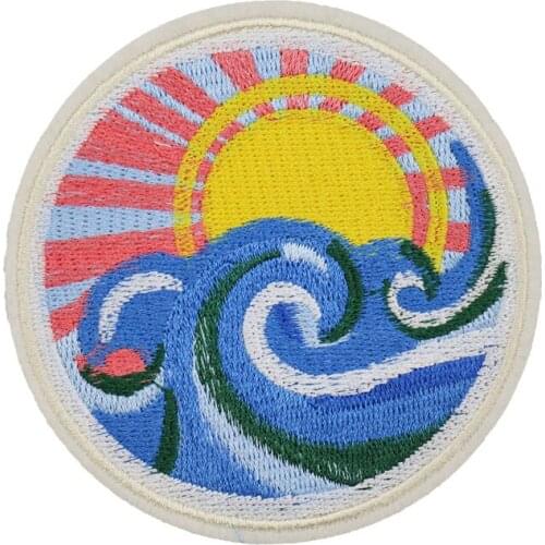 Custom embroidered Iron-On Patch decorative DIY can be customized with your logo factory direct