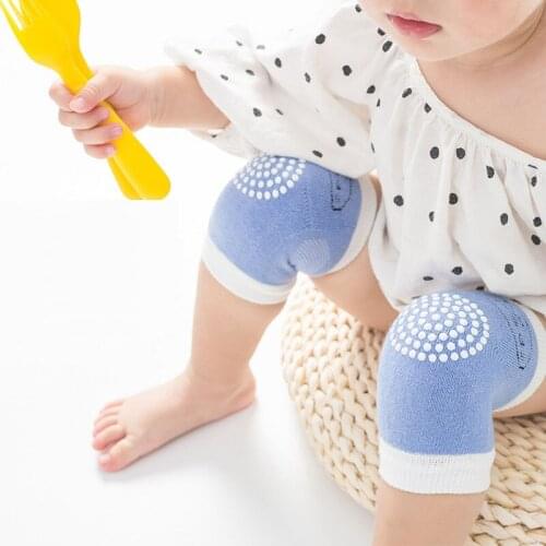 1 Pair of Fashion Cute Crawling Elbow Knee Pads for Toddler Girls and Boys Knee Protectors Safety Net Baby Leg Covers