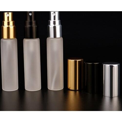 10/30pcs 5/10/20ml Mini Atomizer Spray,Frosted, Perfume Mist, Glass, Empty Tube, Travel Container, Refillable, Sprayer