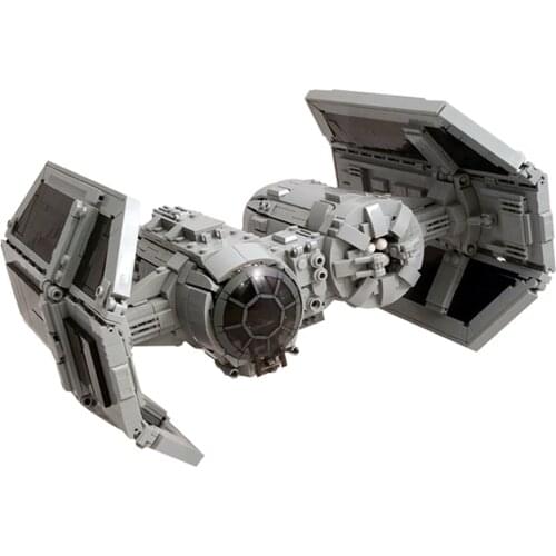 1494Pcs DIY MOC TIE Bomber Small Particle Building Block Model Compatible Legged 13952