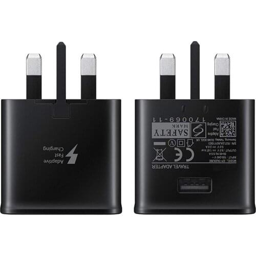 20 PCS S10 Charger 9V 1.7A Fast Charging Adaptive UK Travel Wall Charger For Samsung Galaxy S10 S9 s8