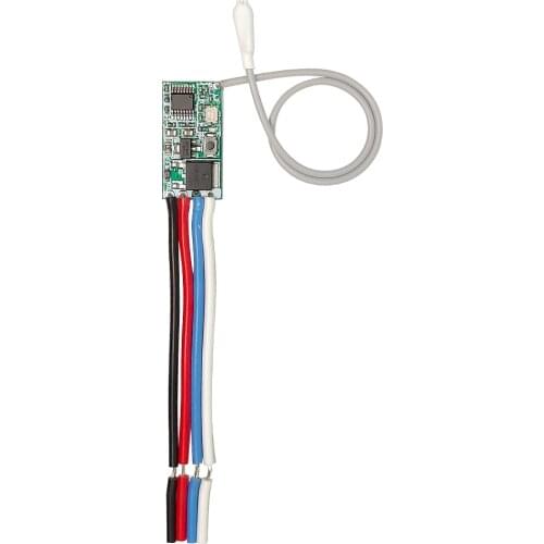 5 pcs Universal Wireless Remote Control Switch 433 Mhz 1CH RF Relay Receiver Micro Module LED Light Controller DC 3.6V-24V DIY