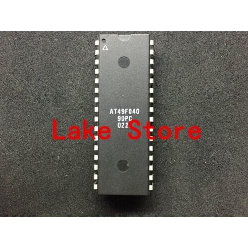 5 unids/lote AT49F040-90PC AT49F040 DIP