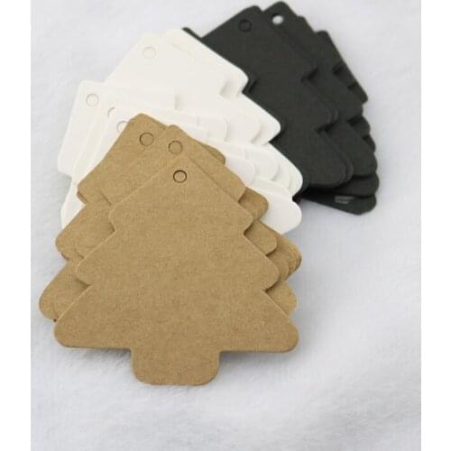 5000pcs Kraft Christmas Tree Paper Gift Cards/Tags for Wedding Xmax Party Favor Gift Decoration Scrapbooking Paper Crafts