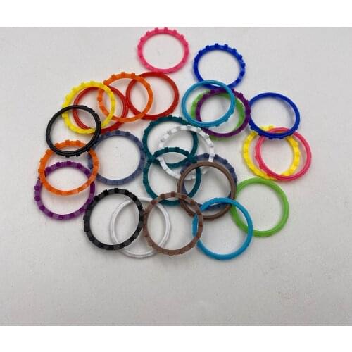 70Pairs=140PCS Replacement Accent Rings for Playstation 5 DualSense 5 PS5 Controller Plastic Analog Joystick Rings