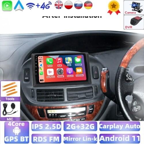 For Toyota Estima ACR30 RHD 2004 Car Radio Multimedia Video Player Android Built-In Speaker/Microphone Touch Button GPS