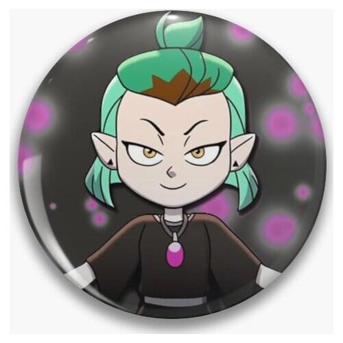 The Owl House Amity Season 2 Soft Button Pin Brooch Gift Decor Funny Collar Cartoon Jewelry Clothes Metal Lapel Pin Women Badge