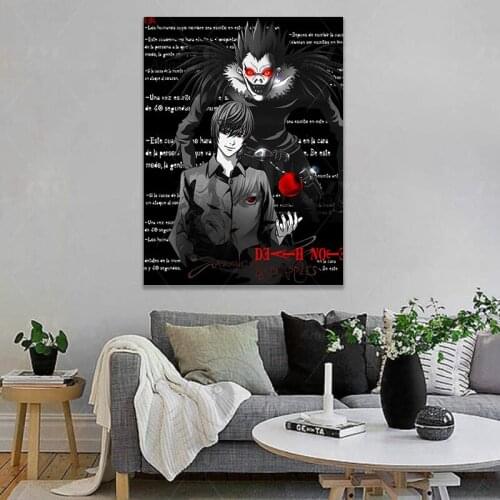 Home Decoration Printed Wall Artwork Canvas Painting Death Note Misa Amane Anime Posters for Children Room Decor Pictures