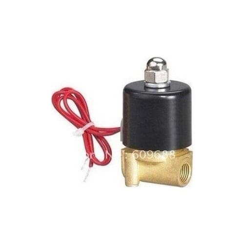 12V DC 1/8" Electric Solenoid Valve Water Air N/C Gas Water Air 2W025-06 ,AC220V DC24V 12V,full brass