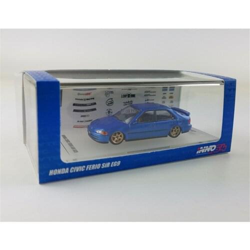 INNO 1/64 For HONDA CIVIC FERIO SiR EG9 Metal Diecast Model Car Kids Boys Girls Toys Gifts Blue Display Collection Ornaments