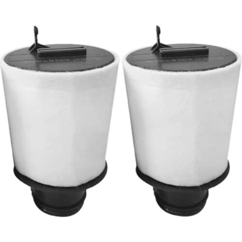 2 PCS Round Cone Air Filter Fit For Audi R8 5.2L 2009-2015