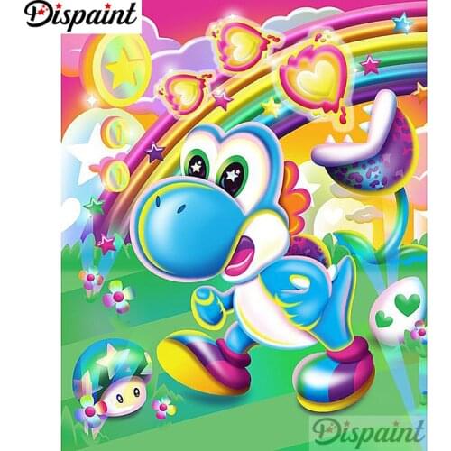 Dispaint Full Square/Round Drill 5D DIY Diamond Painting "Cartoon animal" Embroidery Cross Stitch 3D Home Decor A12473