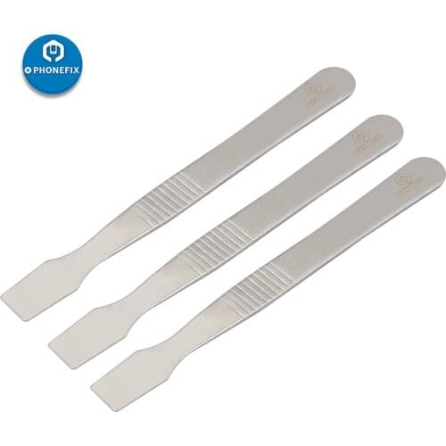 Stainless Steel BGA Paver Glue Scraper Solder Paste Spudger Stirring Knife Spreading Paste Tool Phone Pry Opening Crowbar