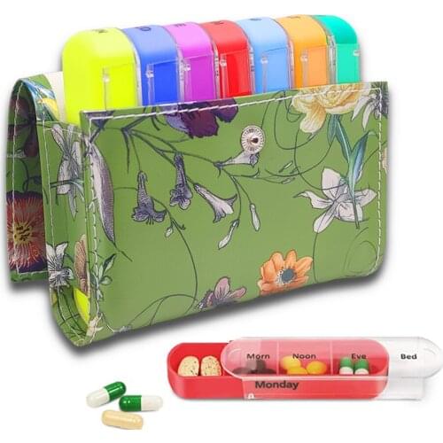 28 Cells Pill box 7 Day Pastillero Medicine таблетница Pill Storage Box Organizer Wallet Medicine Box Travel Water Proof