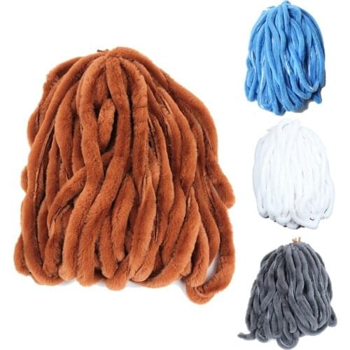 Artificial Rabbit Fur Ribbon Tapes 1m DIY Apparel Sewing Fluffy Trim Trimming Fabric Home Decoration Sewing Costume Crafts