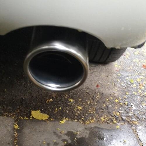 Silver Blue Stainless Steel Car Muffler End Pipe Exhaust Tips for Toyota SIENNA 2010 2011 Exterior Styling Moulding Part