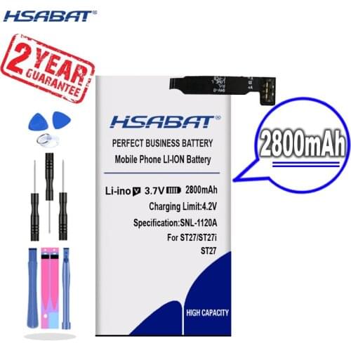 New Arrival [ HSABAT ] 2800mAh AGPB009-A003 Replacement Battery for Sony Ericsson Xperia go ST27 ST27i ST27a