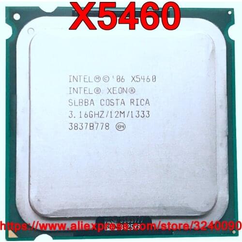 Original Intel CPU XEON X5460 Processor 3.16GHz/12M/1333 Quad-Core works on LGA775 close to Q9650 free shipping speedy ship out