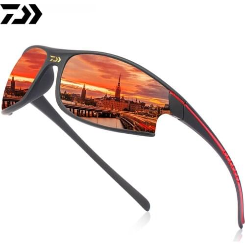 DAIWA Polarized Sunglasses Men Women Fishing Glasses Outdoor Sports Goggles Camping Hiking Driving Fishing Glasses UV400